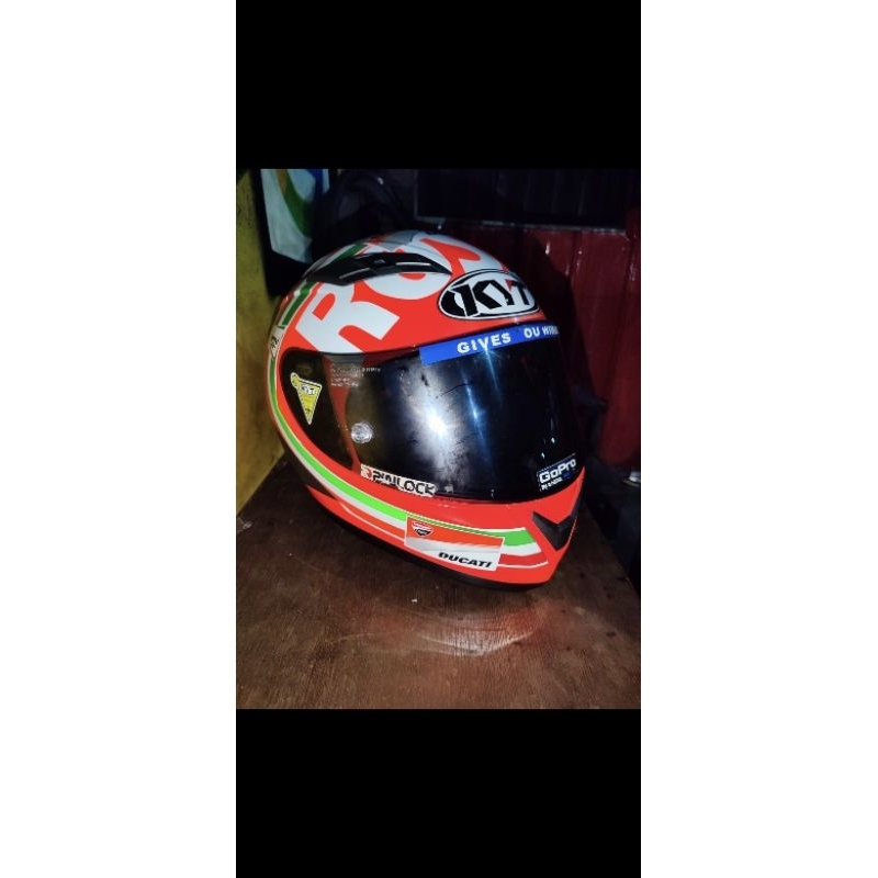 Helm KYT Vendetta 2 Ianone Mugello Rosso Ducati