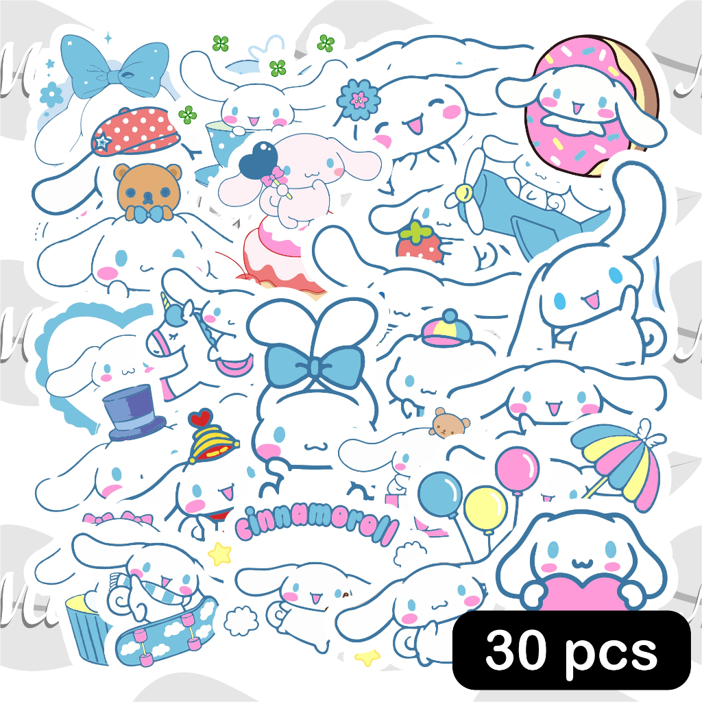 

(30 pcs) Stiker Cinamoroll | sticker cinnamorol cinnamoroll cinamorol waterproof anti tahan air