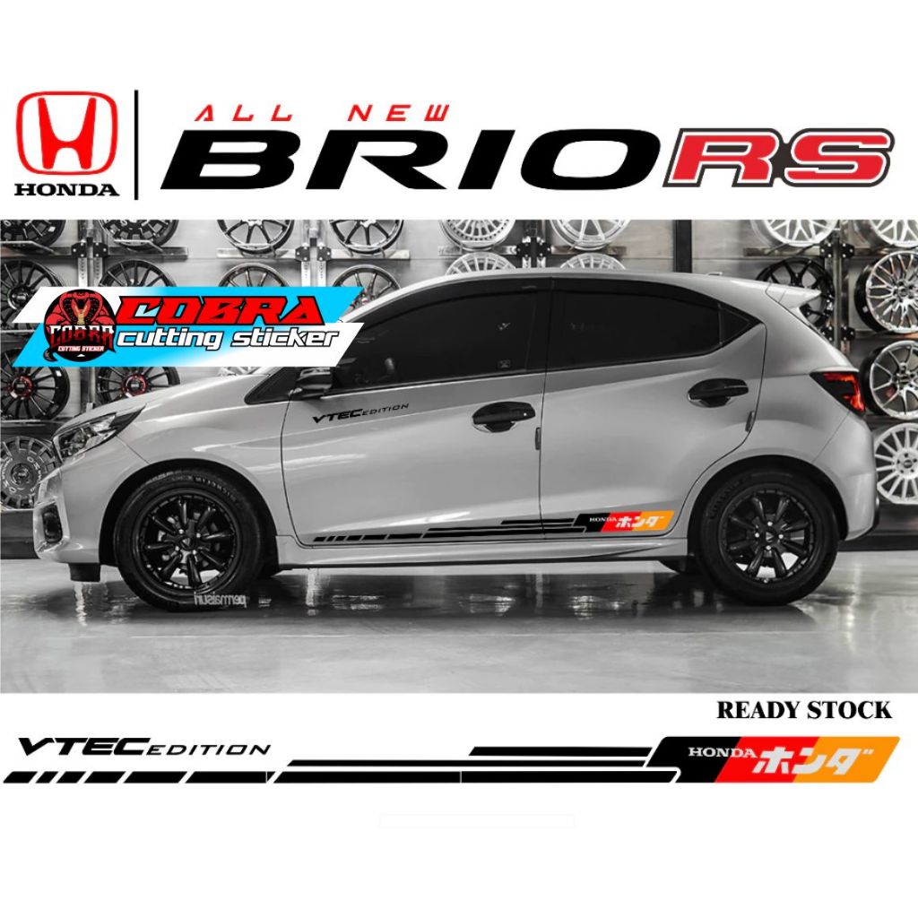 STICKER STIKER MOBIL BRIO STICKER LIST BODY SAMPING HONDA BRIO