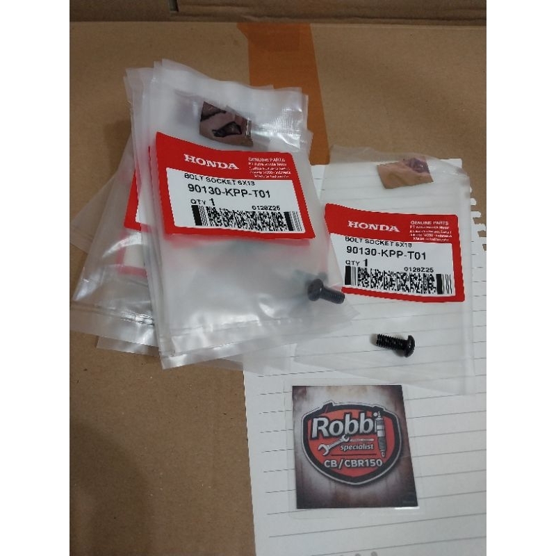 90130-KPP-T01 Baut Spion CBR150R Led CBR150R Old CBR250 Thailand Original