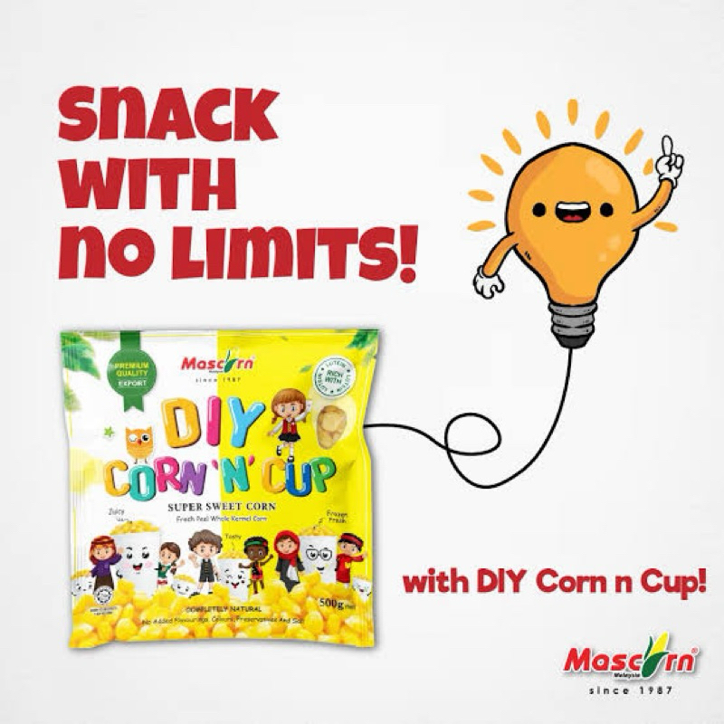 

MASCORN DIY CORN (SUPER JAGUNG MANIS) 500 GRAM