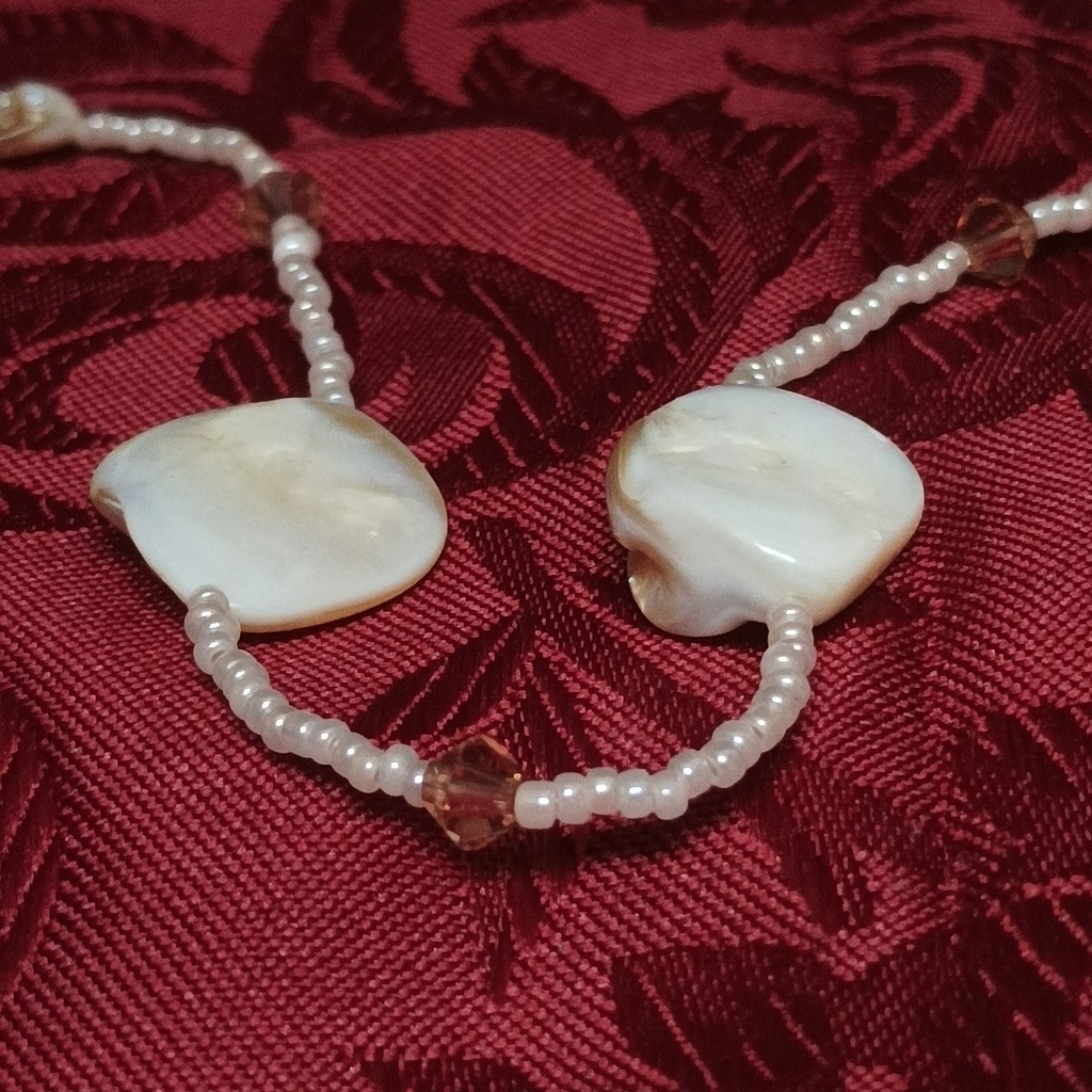 158 - Kalung #10 Kalung Perempuan Panjang Warna Putih