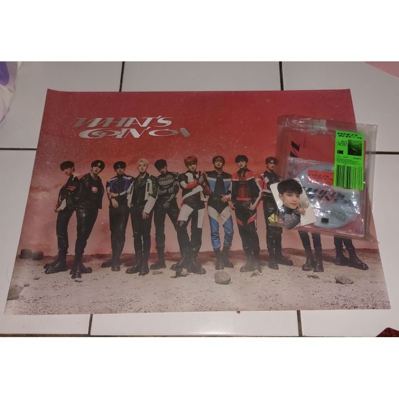 ALBUM OMEGA X WGO FULL SET+POSTER OFFICIAL PC HYUK