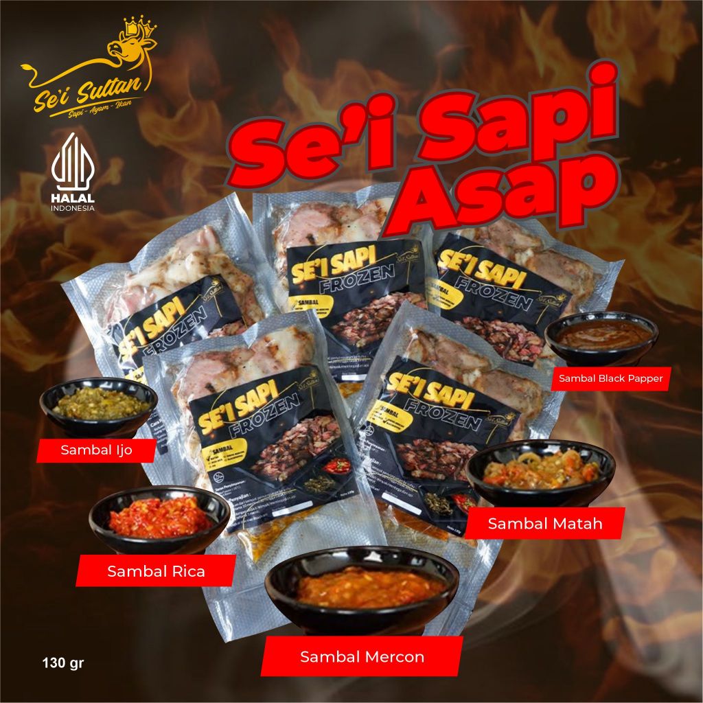 

Sei Sapi SULTAN - Frozen Food + Sambal