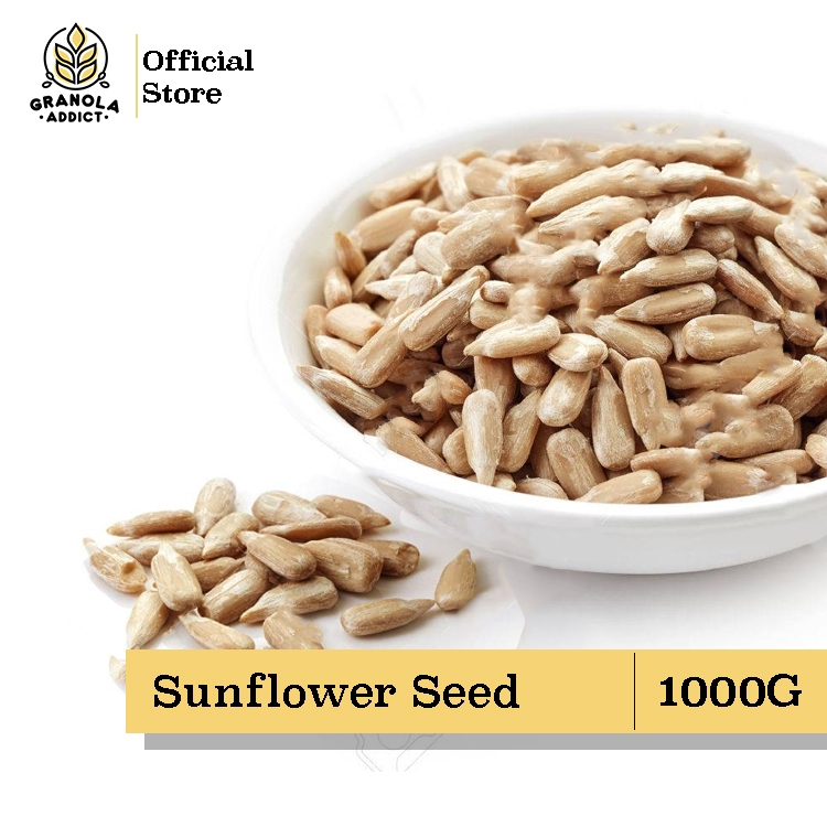 

Granola Addict - Sunflower Seed / Kuaci Kupas 1KG (Raw / Mentah)