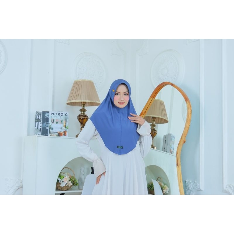 Hijab Bergo Hamidah oval / hamidah oval / hijab instan