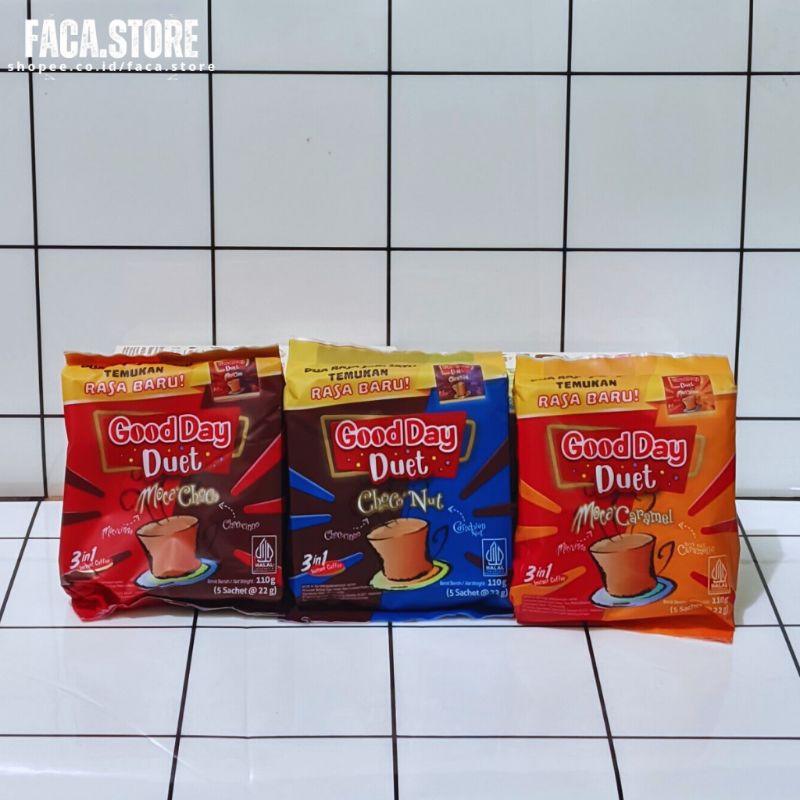 

Good Day Duet 3varian Rasa 110gr (5 sachet@22gr)