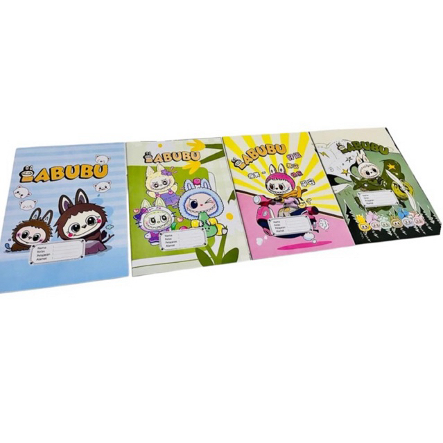

SAMPUL BUKU KWARTO/A5 LABUBU ISI 20 LEMBAR