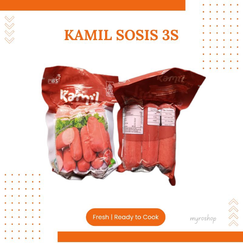 

Kamil Sosis Sapi sachet 3s