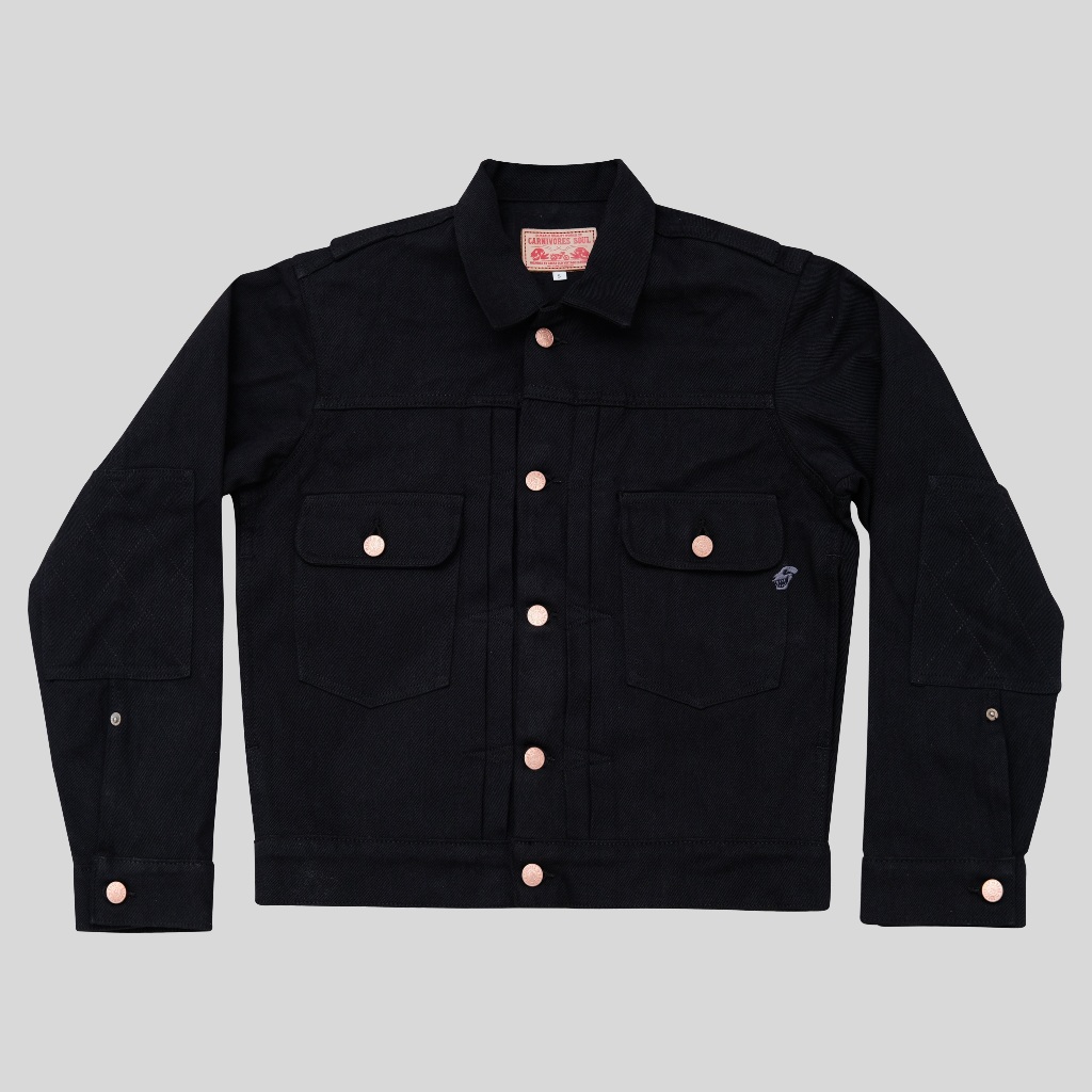 Carnivores Soul - FREEDOM Black x Black Denim Jacket
