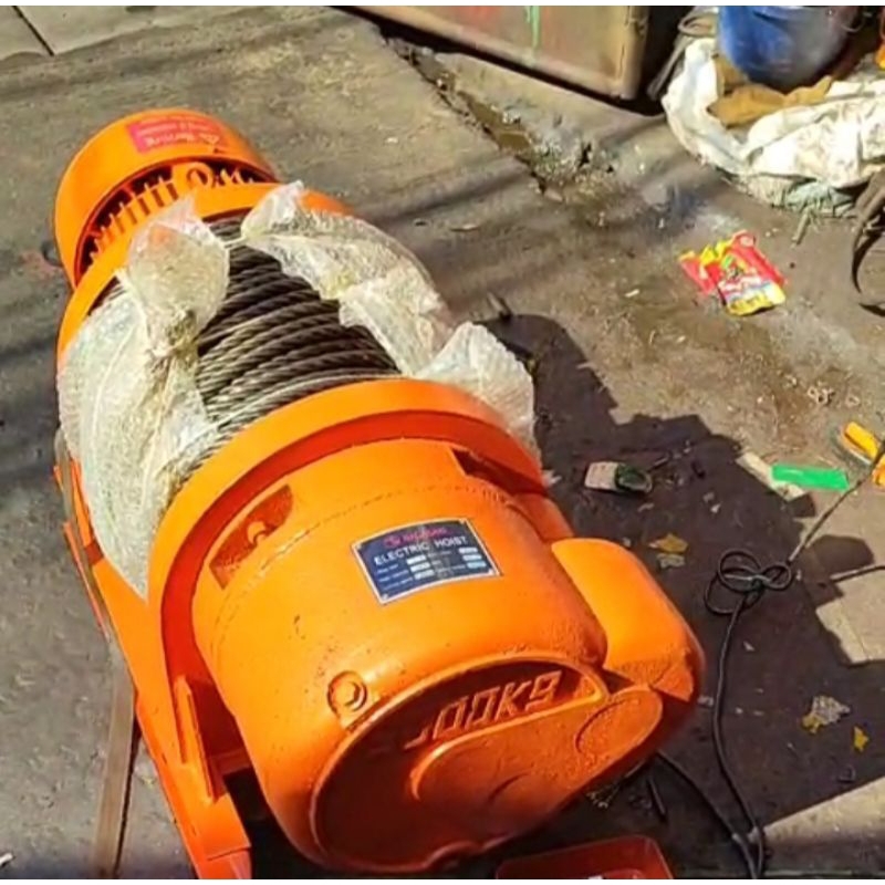 Electric winch hoist 5 Ton seling 100 Meter Nagasaki Japan