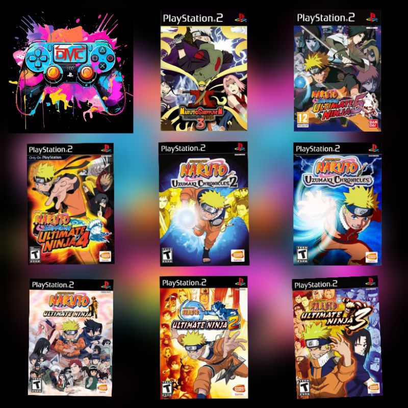 KASET PS2 NARUTO FULL LENGKAP