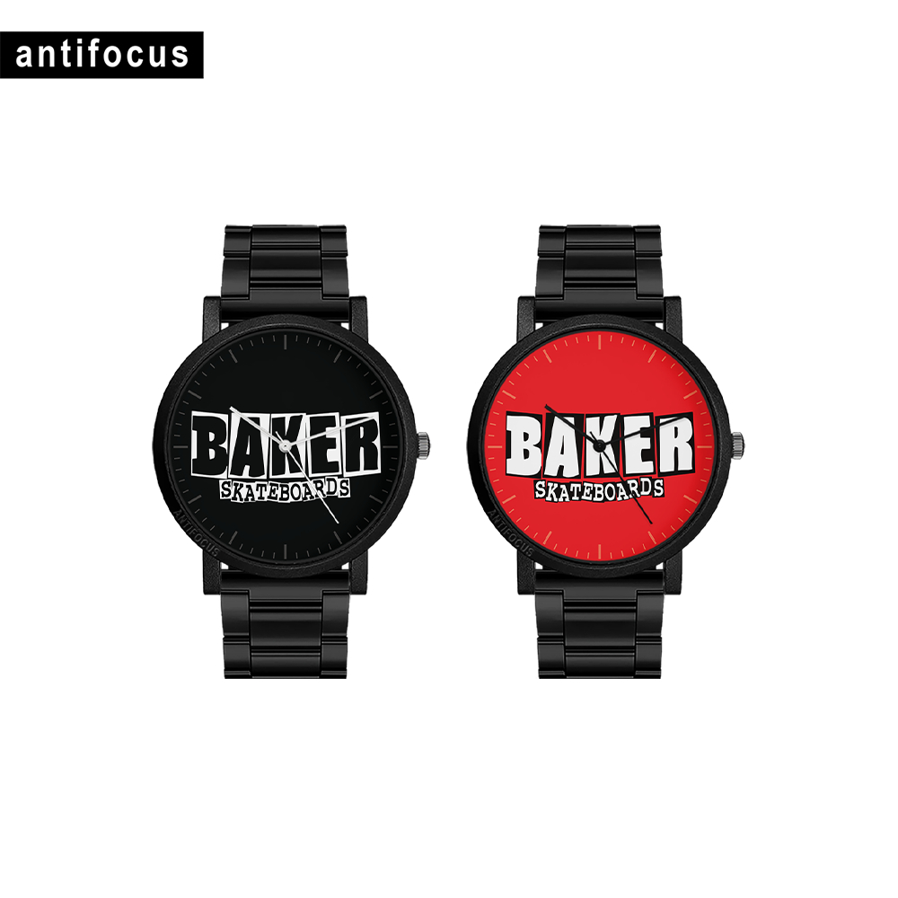 Jam Tangan Pria Baker Boys Skateboard Analog Custom Brand Distro Skate Couple Wanita Anak Original