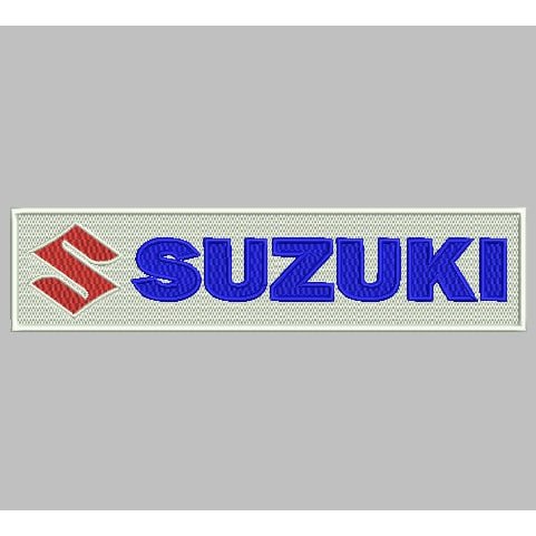SUZUKI LOGO A-A568 PATCH BORDIR LOGO EMBLEM EMBROIDERY RBC