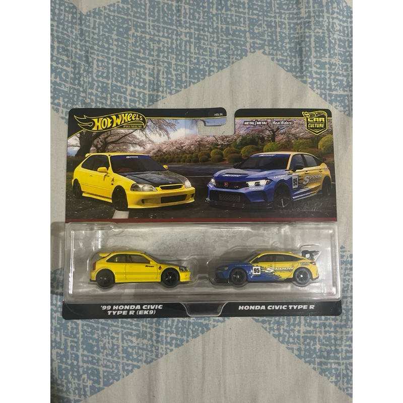 HOT WHEELS PREMIUM CIVIC SPOON TWINPACK