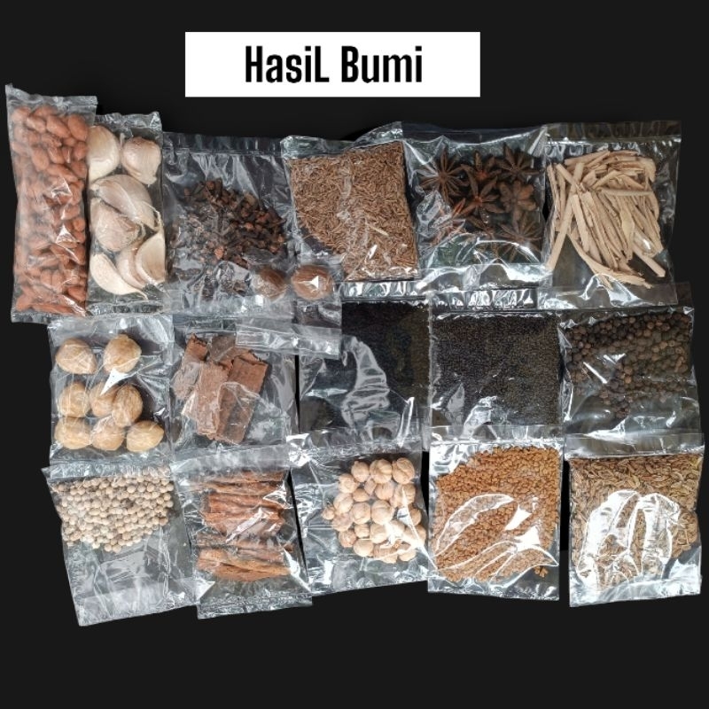 

Rempah Rempah Lengkap & Aneka Bumbu Dapur Gulai Rendang Semur Soto Sop Opor