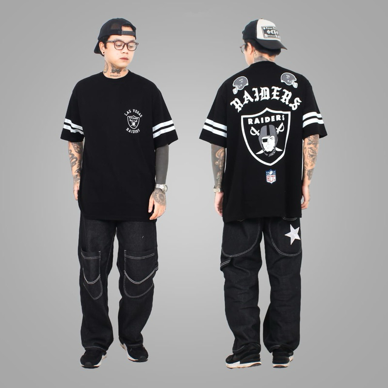 Hellotosca T-Shirt Oversize Raiders | Last vegas Raiders Tshirt