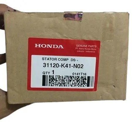 SPUL STATER STATOR COMP DENSO HONDA NEW SUPRA X 125 FI 2014 31120K41N02 ASLI AHM