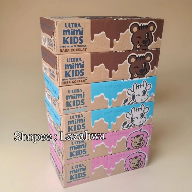 

Ultra Mimi Kids Susu UHT 1 Dus isi 40pcs Harga Grosir