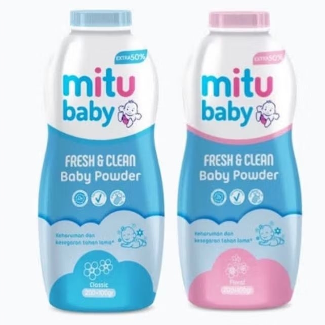 Mitu Baby Powder 300g - Bedak Bayi