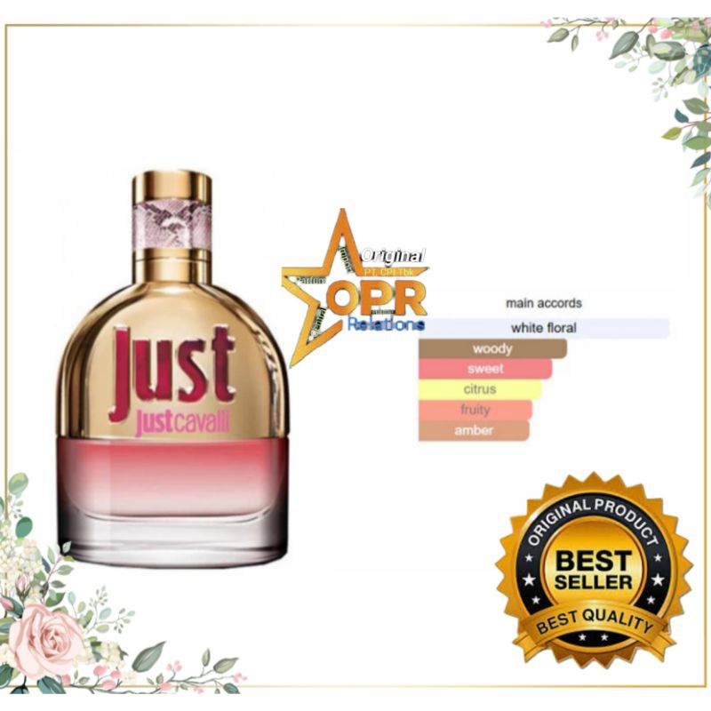 Parfum Original Import OPR Roberto Cavalli Just Cavalli Woman EDT 75ml