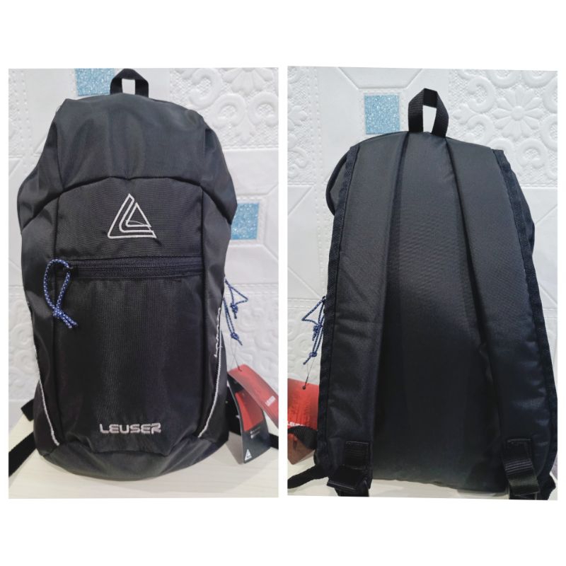 Tas Ransel Pria Hitam Leuser