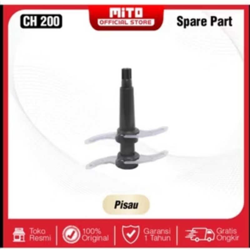 (K.61) SPARE PART MITOCHIBA Food Chopper CH-200 PISAU GELAS KECIL