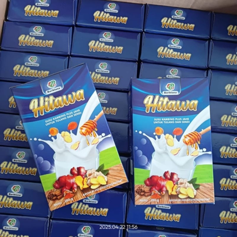 

Hitawa Susu Kambing Plus Jahe Untuk Tulang Dan Sendi