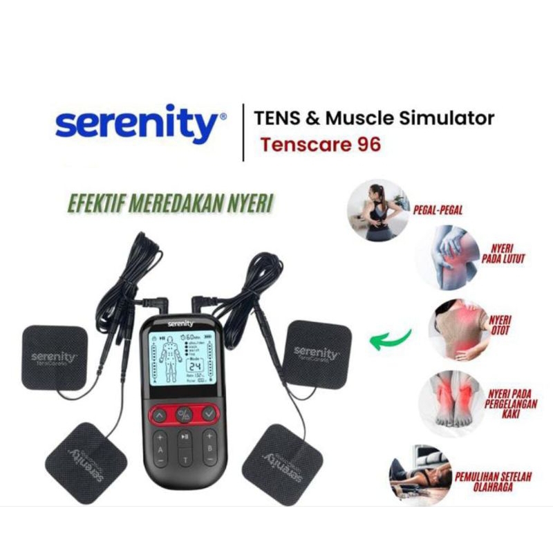 Alat Pijat Terapi Elektrik / Tens Stimulator TensCare 96 - Serenity