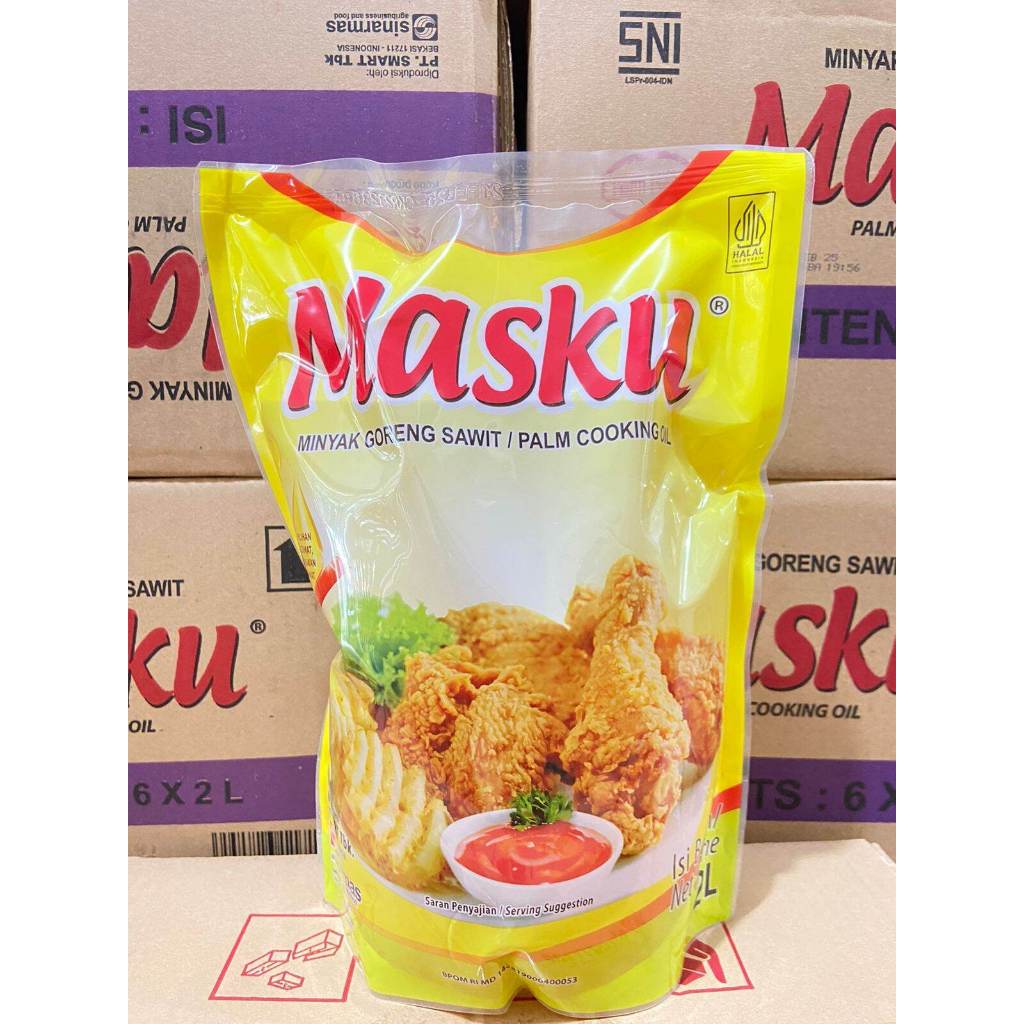 

MINYAK GORENG MASKU 2 LITER - MINYAK MASKU 2L PROMO GRATIS ONGKIR - 1 DUS ISI 6 PCS