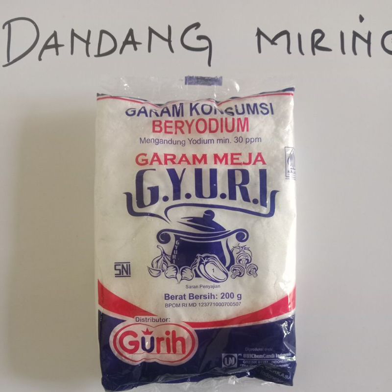 

GYURI Garam Beryodium Garam Meja