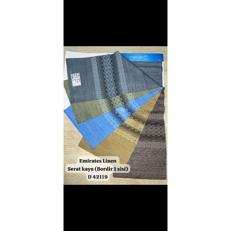 Kain Katun Madinah motif bordir harga per 0.5 meter