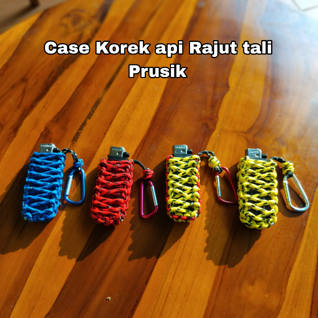 Case Korek Api Gantungan Korek Gantungan Case Pouch Lighter Tokai Cricket Prusik Paracord
