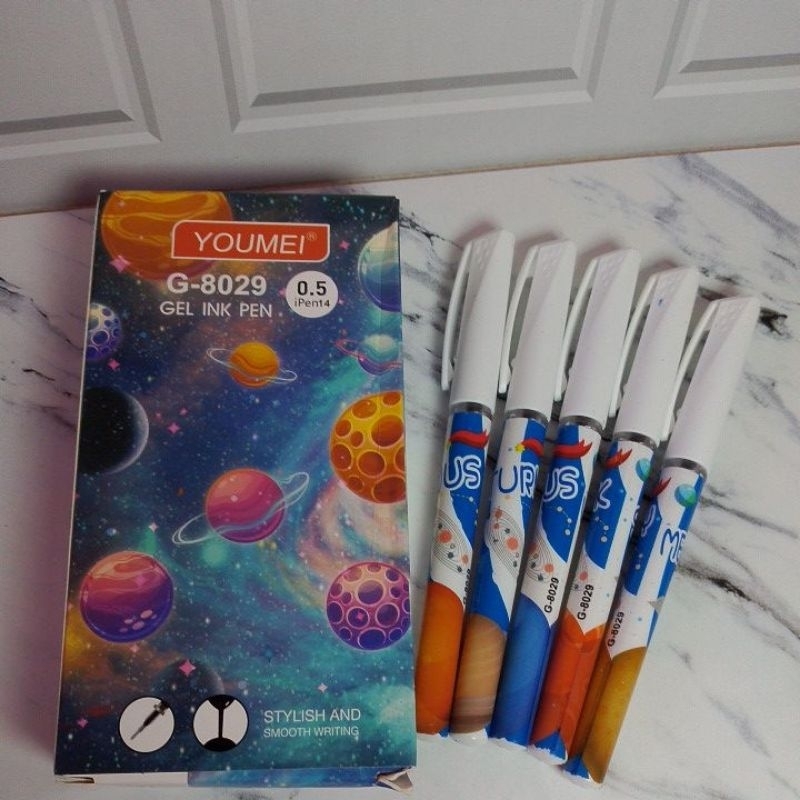 

Pulpen Gel / Gel ink Pena Motif Planet