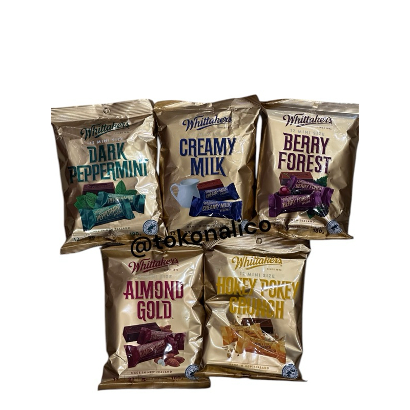 

WHITTAKERS MINI CHOCOLATE 180gr