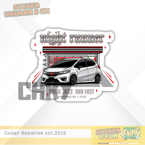 

Stiker Sticker Vinyl Laminasi Glosy HONDA JAZZ GK5 Vol 10