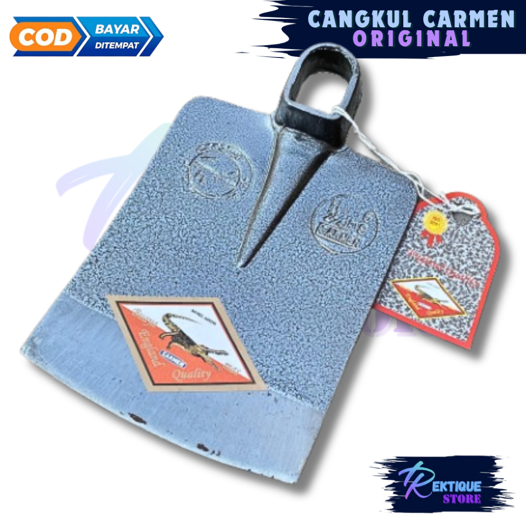 CANGKUL PERTANIAN CAP BUAYA EMAS CANGKUL CARMEN ORIGINAL - PACUL ORIGINAL CARMEN ANTI LENGKET