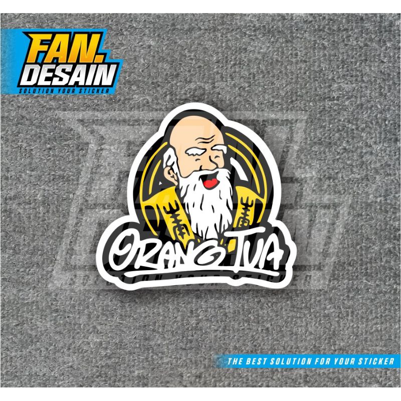 

stiker orangtua sticker logo orang tua
