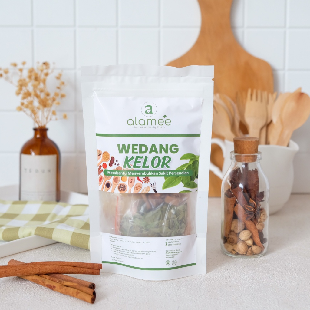 

ALAMEE Wedang Kelor Minuman Herbal Rempah Mengobati Persendian Langsung Seduh Lengkap Komplit Asli
