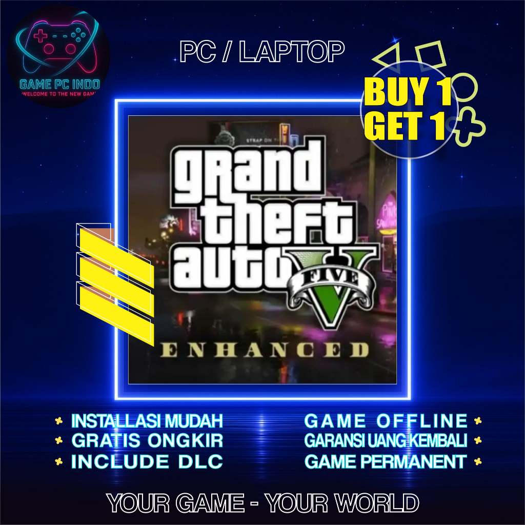 GTA V PC - LAPTOP / GTA V ENHANCED TERBARU