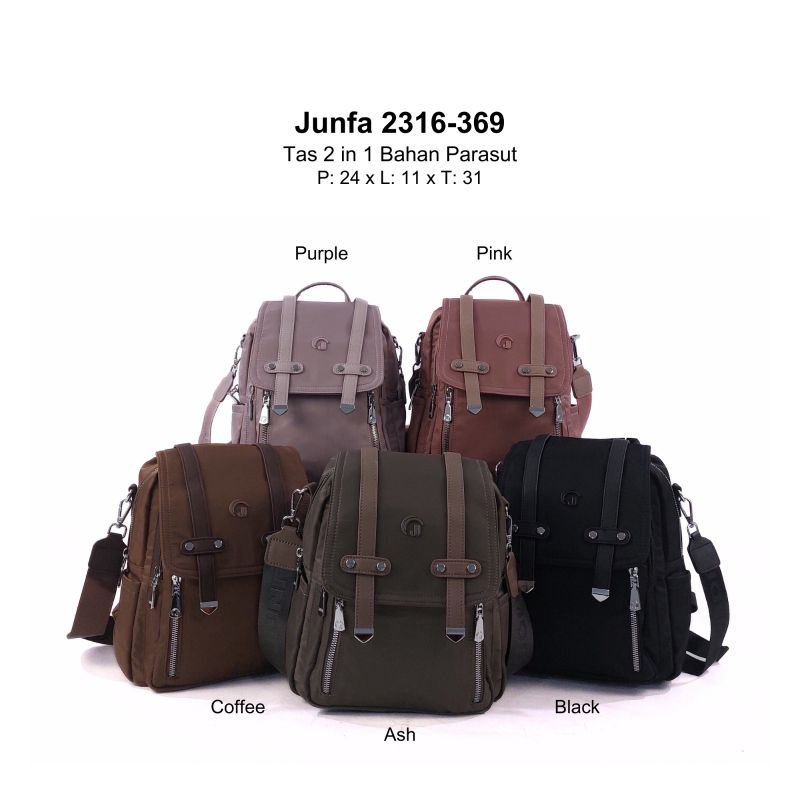 Tas ransel wanita junfa mode 2316