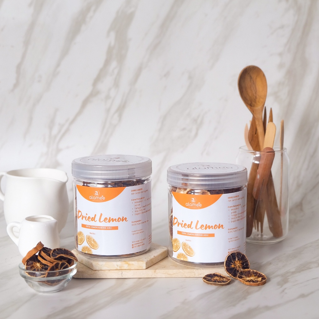 

ALAMEE Dried Lemon Tea Kering Slice Teh Herbal Iris Organik Minuman Herbal 100gr