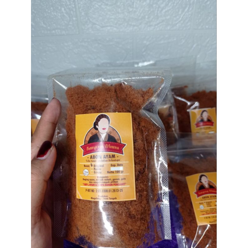 

Abon ayam kanjeng mami 250gr,500gr,1kg