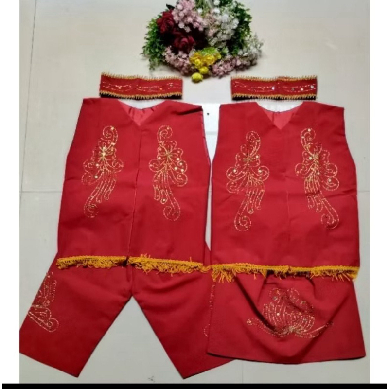 aksesoris baju adat anak | baju aceh tari sama | baju karnaval | halloween