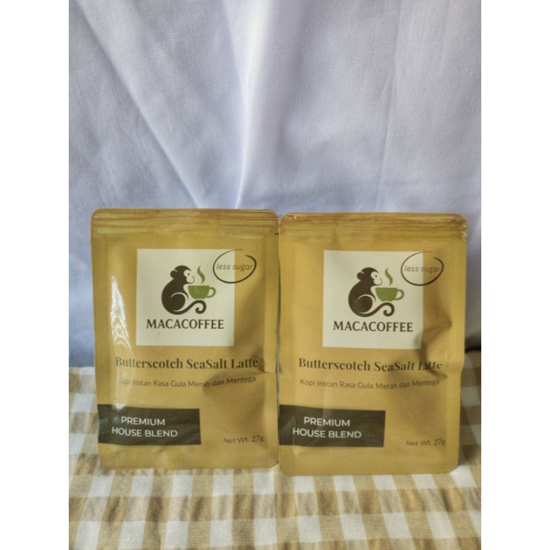 

KOPI INSTAN BUTTERSCOTCH SEASALT LATTE by MACACOFFEE | PREMIUM INSTANT COFFEE