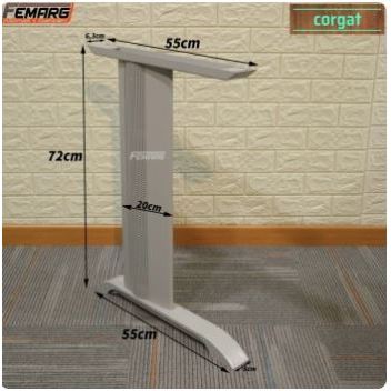 kaki meja FEMARG corgat | office table base meja kantor besi