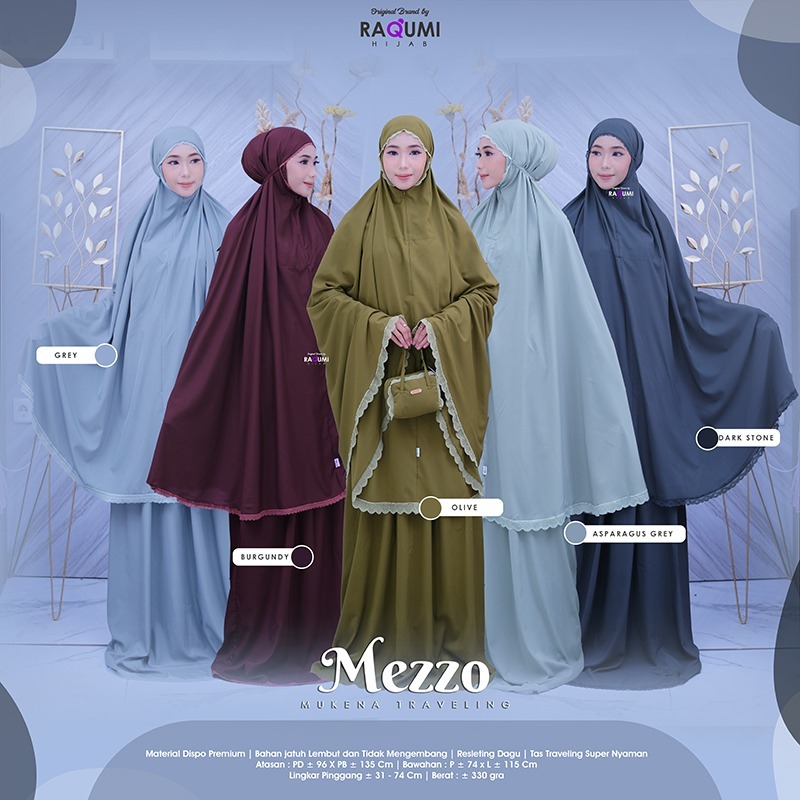 MEZZO MUKENA TRAVELING BY RAQUMI HIJAB