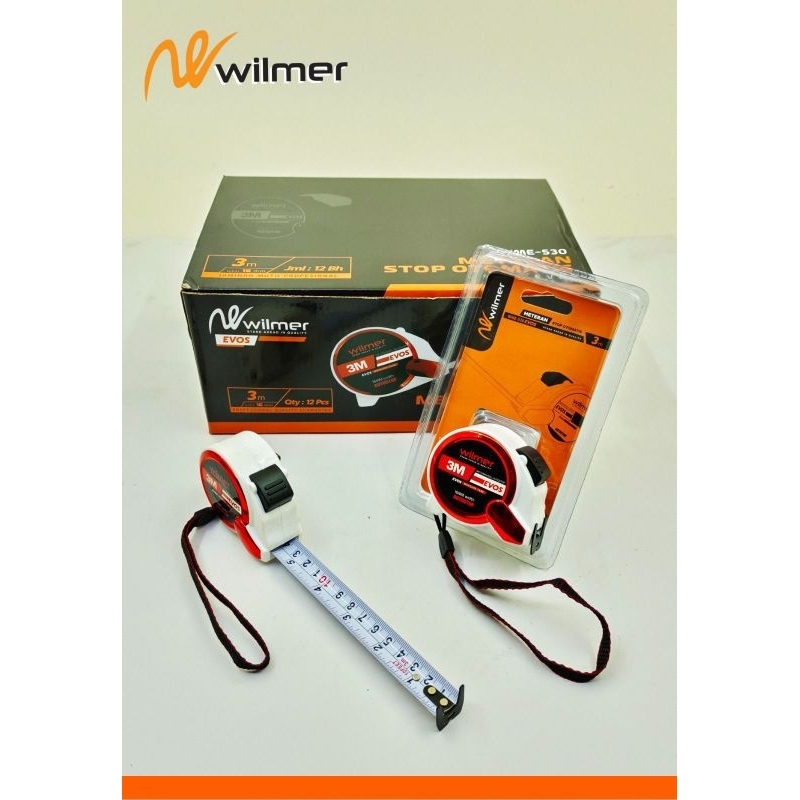 

Meteran auto stop wilmer/Meteran auto lock wilmer/Meteran auto stop evos 3mtr 5 mtr 7.5mtr 10 mtr