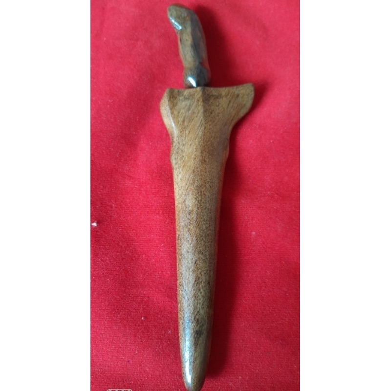 Keris Jimatan Kyai Jangkung Luk 3 Sepuh,Pamor Kulit Semongko