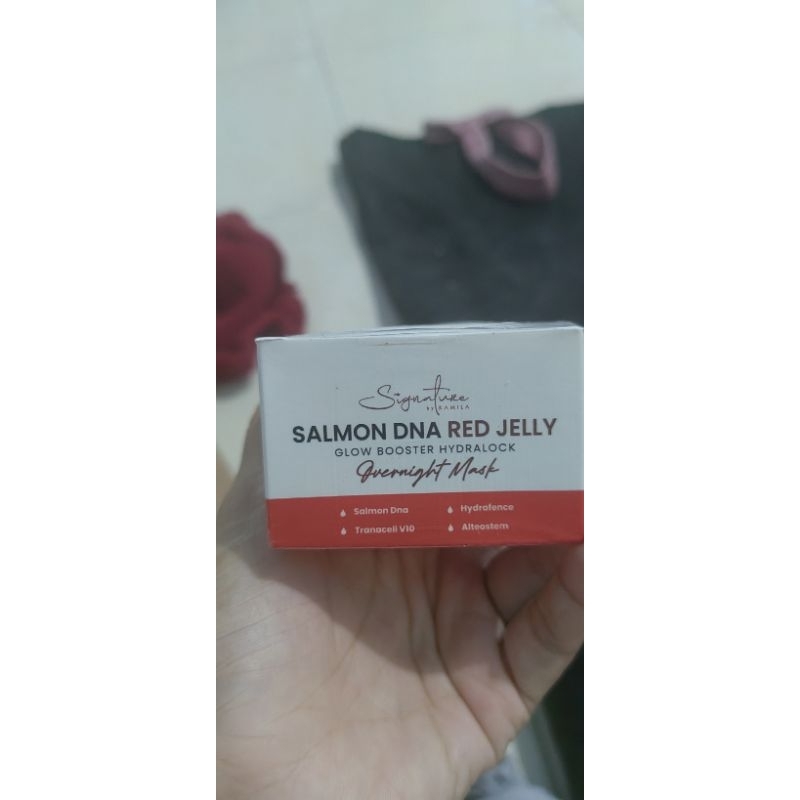 preloved new salmon DNA Red jelly by dr. kamila